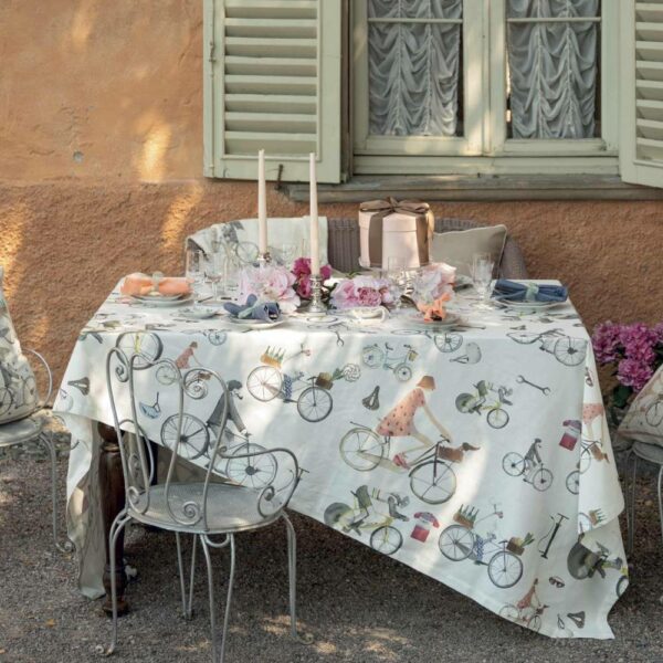 Tovaglia Bikers Tessitura Toscana